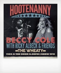  Beccy Cole & Ricky Albeck's - Hootenanny