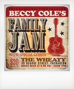 Beccy Cole's Family Jam - SOLD OUT